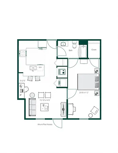 Floor plan West