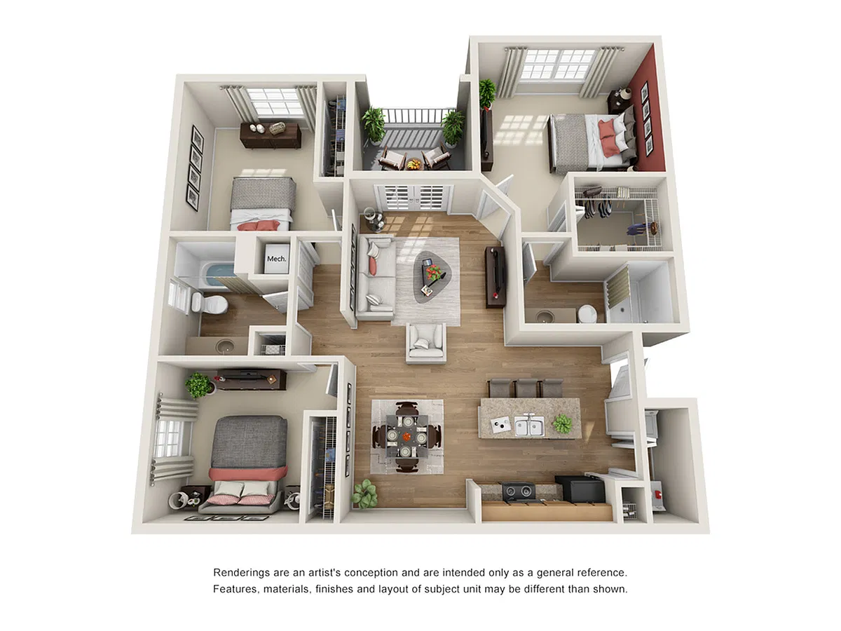Floor plan 3x2 Patio