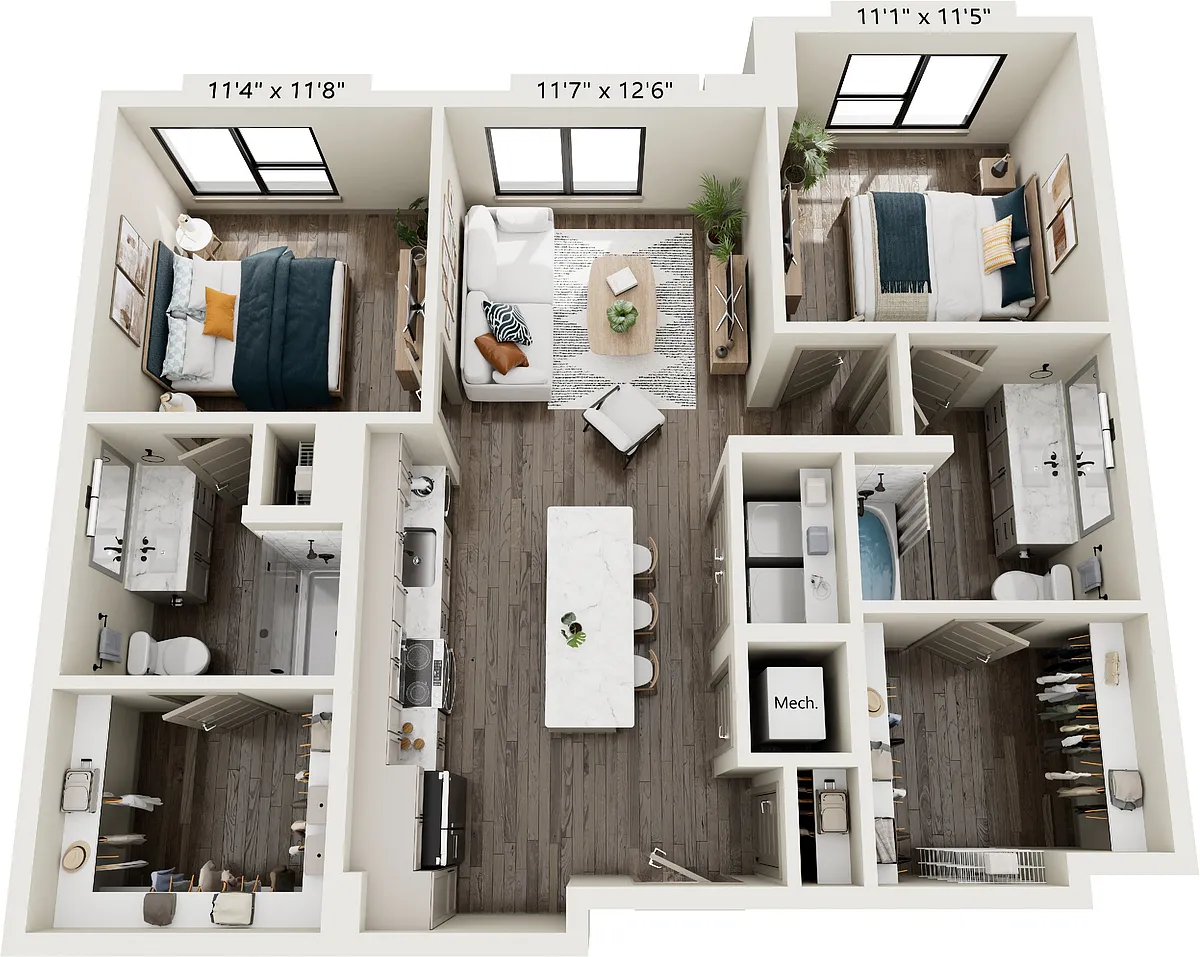 Floor plan B15