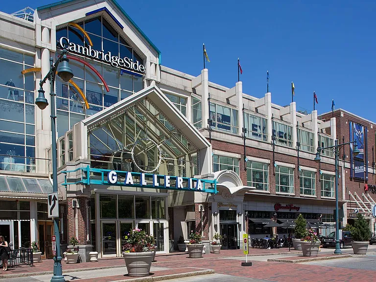 Shop at CambridgeSide Galleria, featuring 120 shopping options and just 1 block from our community