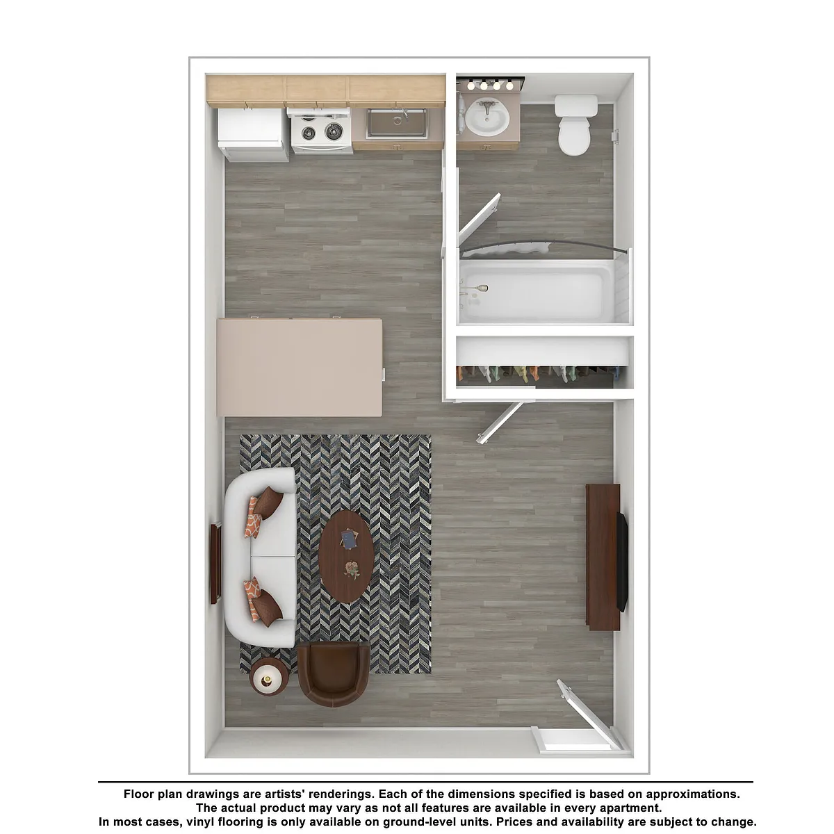 Floor plan Studio