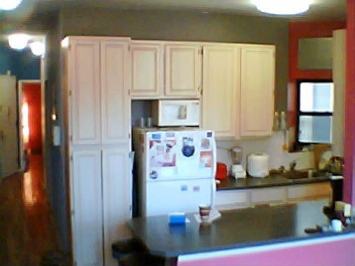 Kitchen & long hallway