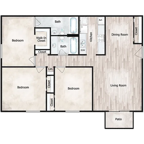 Floor plan The Hermitage