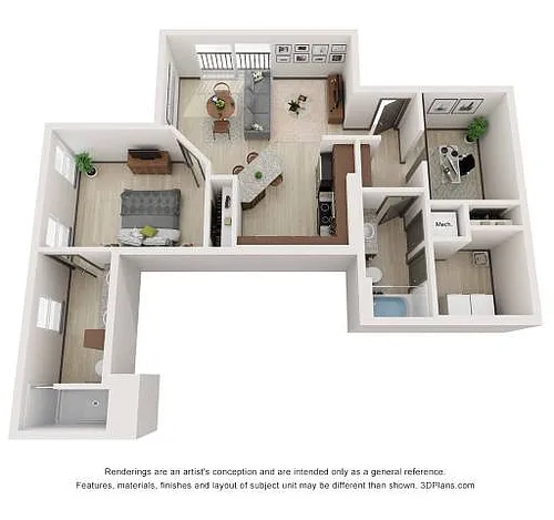 Floor plan A9 w/Den