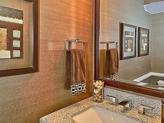 Renovated powder room
