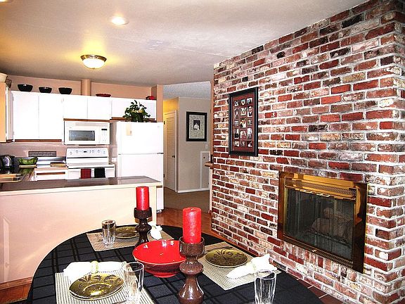 Dining Room, F/P& Kitchen