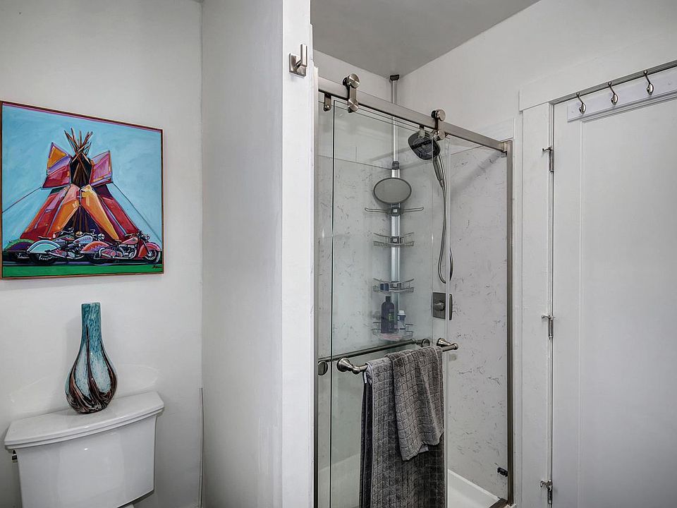 Walk in shower and toilet in bath