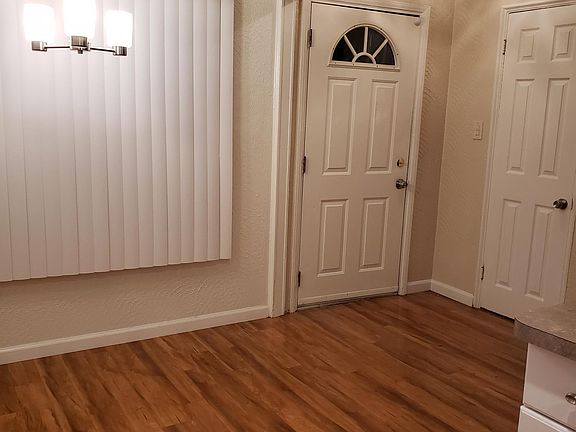 Entry and dining area