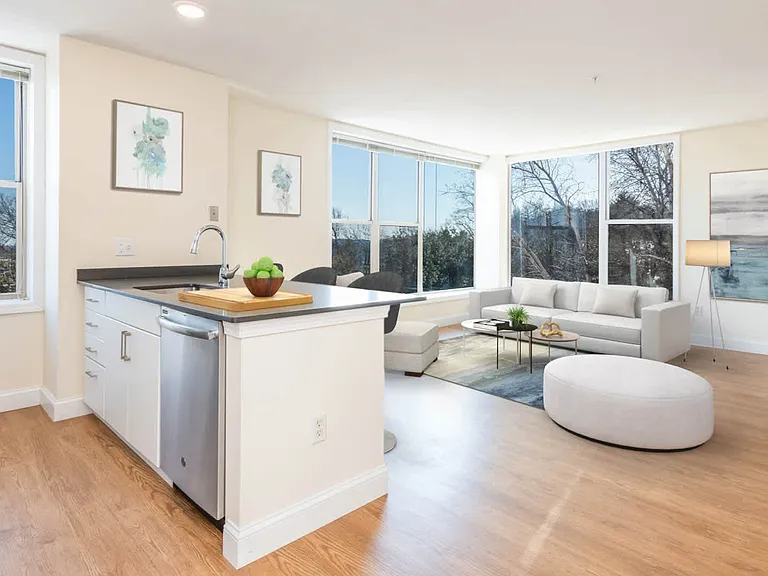 Living Room with Hard Surface Flooring