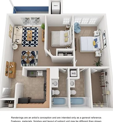 Beech | Two Bedroom Beech | Two Bedroom