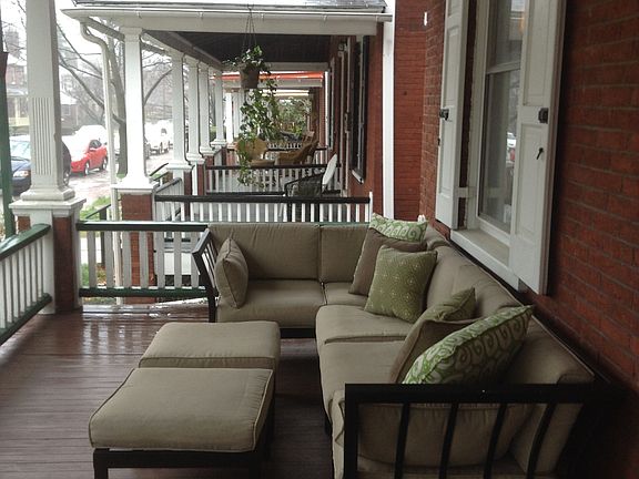 Front porch - couch conveys