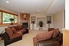 Warm and inviting basement - m
