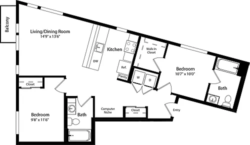 Floor plan B8(A)