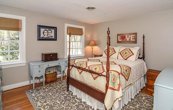 Master Bedroom with Hardwood Floors