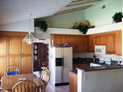 Kitchen with new cabinets and counters