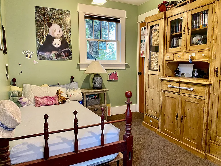 Smaller bedroom is off the kitchen, could also be used as a home office