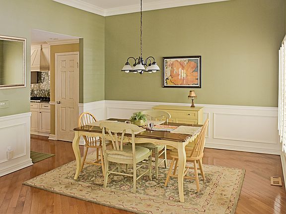 Dining connects to kitchen