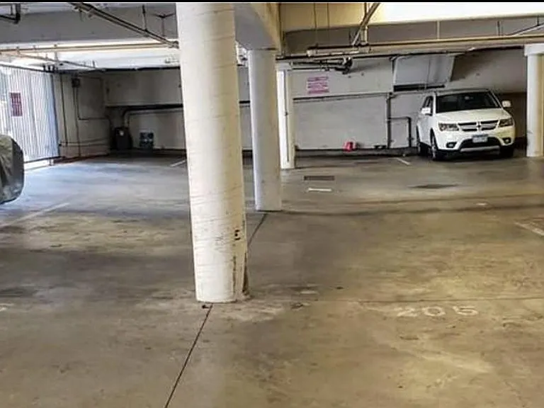 Garage parking spaces