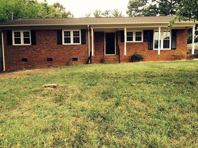 Front porch with room for seating