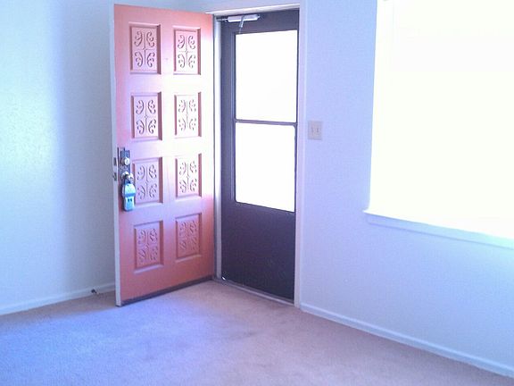 Front living area looking out front door