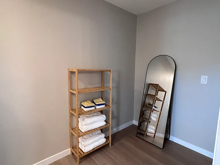 Second floor landing and laundry room
