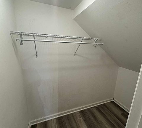 walk in closet in the living room