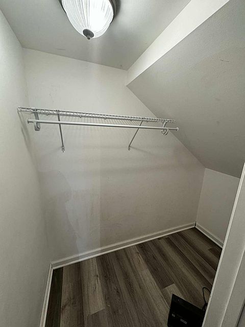 walk in closet in the living room