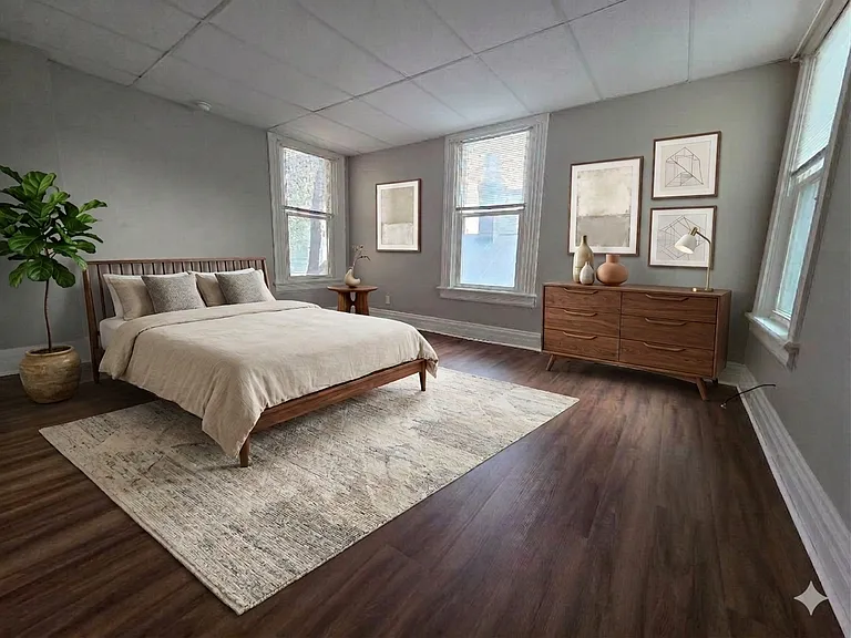 Bedroom two (virtual staging)