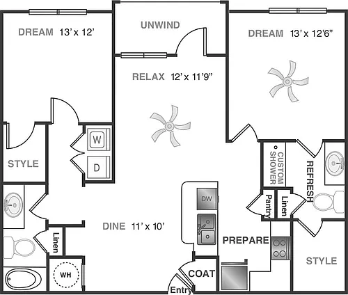 Floor plan B1