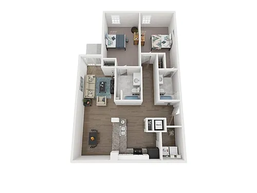 Floor plan 2X2