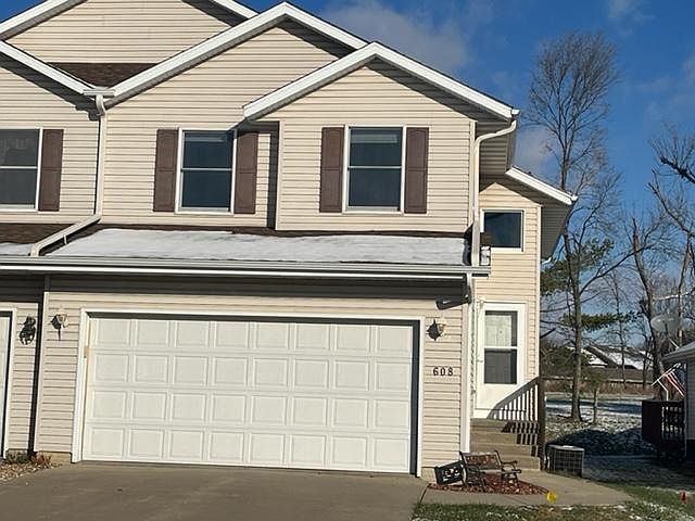 Outside view- spacious two car garage
