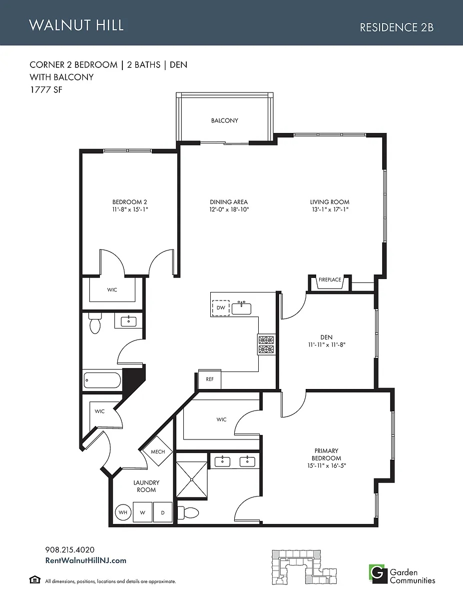 Floor plan $2.50/sq.ft. - 2B