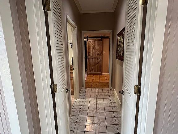 hall from foyer to kitchen 