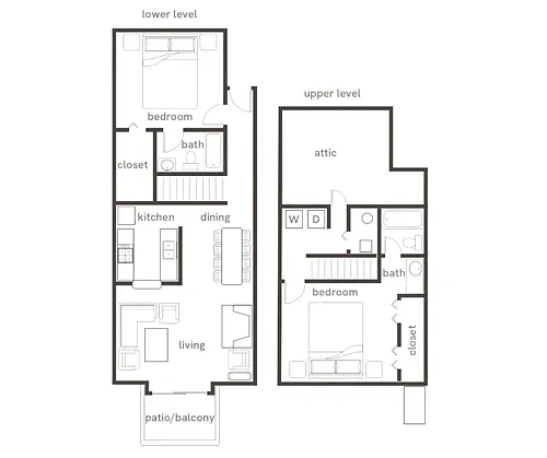 Floor plan Haven Townhome