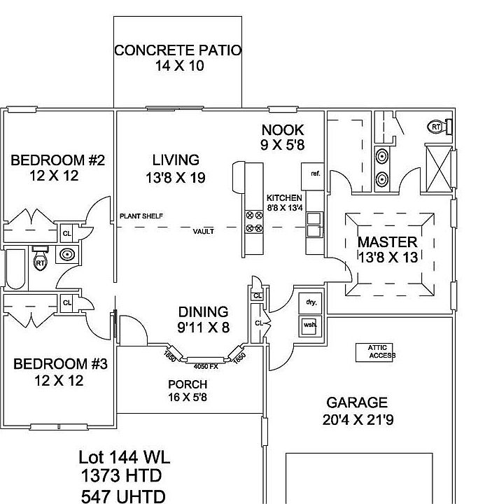 2nd image of 1304 Ancona Ct. Lot 144 Palace 2 Plan