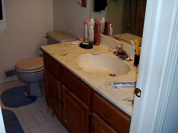 One of two full baths