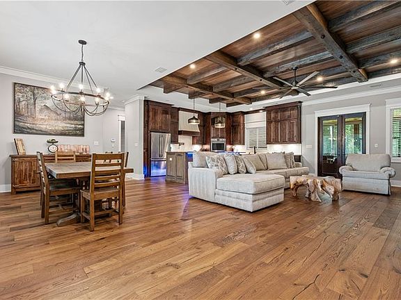 Living room, Dining room & Kitchen