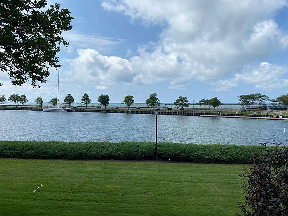 View from living room and balcony.