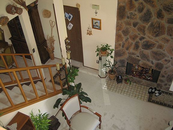 Looking down from Media Room