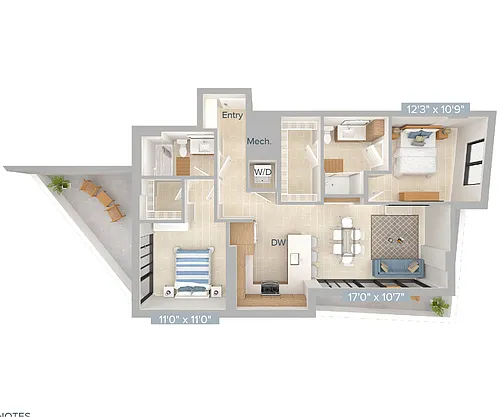 Floor plan B9