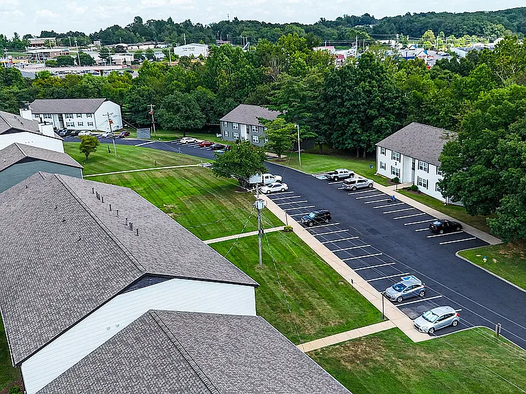 Aerial view of the community