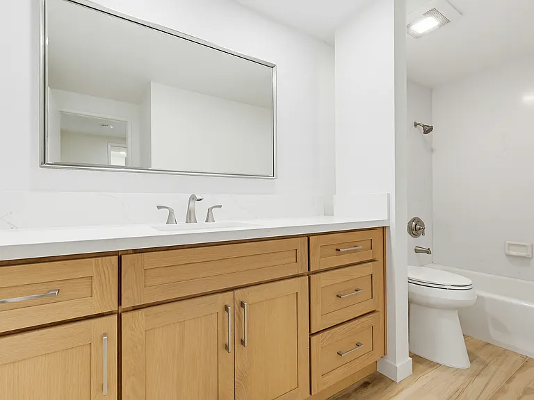 Secondary bedroom bathroom