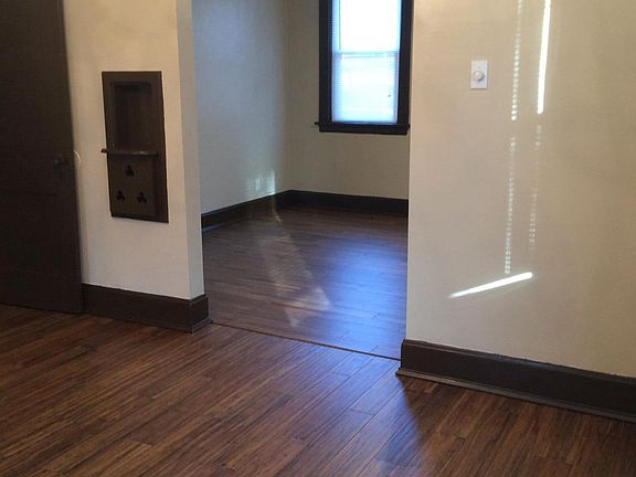 Dining room looking into living room