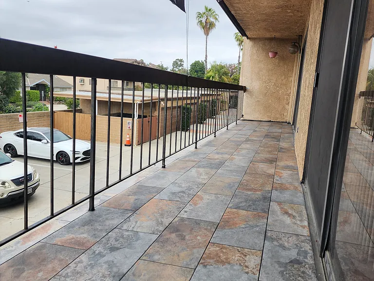 35 ft long balcony facing west towards the beautiful sunsets