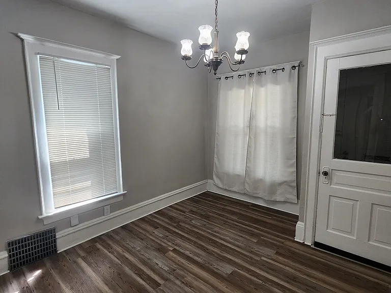 Door on the right is the front entrance to the unit