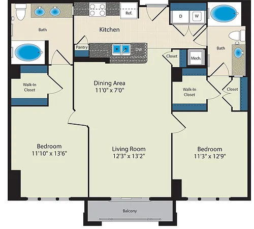 Floor plan The Tyler