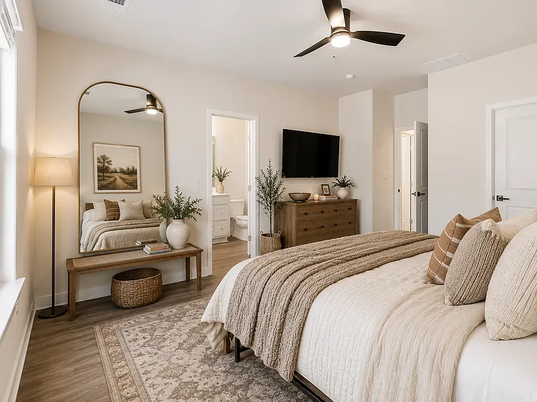 Luxury isn't just how a home looks_it's how it makes you feel, especially at the end of the day. (Photos are virtually staged)
