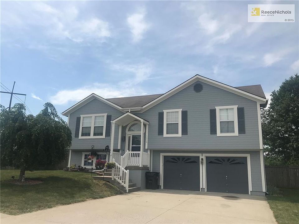 Newly painted exterior of the home.