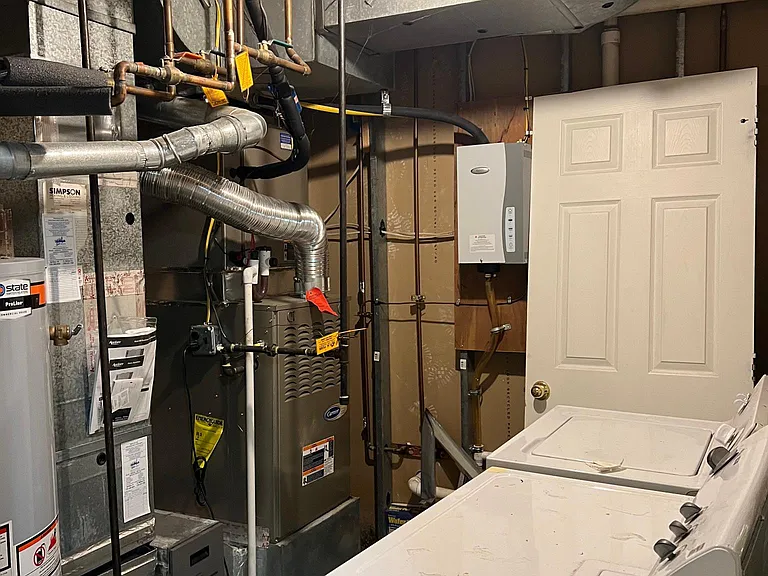 Utility room located in basement