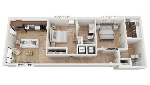 Floor plan The Everett